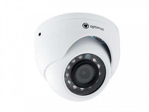 картинка Купольная IP-камера видеонаблюдения Optimus AHD-H052.1(3.6)E_V.3 от магазина Охранных систем и видеонаблюдения