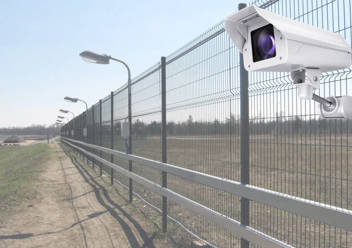 Периметральная защита с камерами видеонаблюдения  IFlow: предотвращение несанкционированного доступа