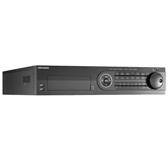 картинка Гибридный 32-канальный видеорегистратор Hikvision DS-8132HQHI-K8 от магазина Охранных систем и видеонаблюдения