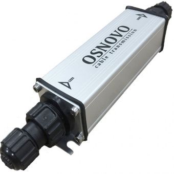 картинка Уличный PoE удлинитель OSNOVO E-PoE/1W 10M/100M Fast Ethernet до 500 м с питанием до 100 м от магазина Охранных систем и видеонаблюдения