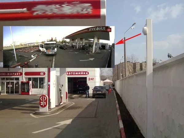 Камеры видеонаблюдения Trassir для автозаправок