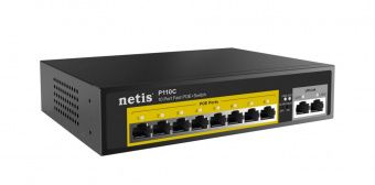 картинка PoE-коммутатор Netis P110C от магазина Охранных систем и видеонаблюдения