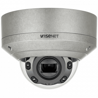 картинка Smart IP камера Wisenet XNV-6080RS с WDR 150 дБ, ИК-подсветкой 50 м, Motor-zoom от магазина Охранных систем и видеонаблюдения